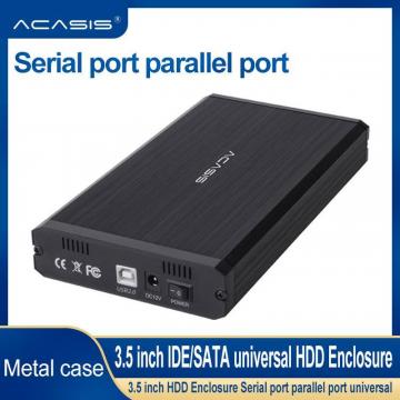 Acias Máy Tính Để Bàn 3.5 Inch IDE SATA Máy Tính Cũ Cổng Nối Tiếp Cổng Song Song Hộp Đĩa Cứng Di Động Sử Dụng Kép