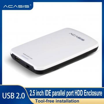 Máy tính xách tay Acasis hộp đĩa cứng di động 2,5 inch IDE cổng song song đĩa cứng cũ USB2.0 cài đặt không cần vít