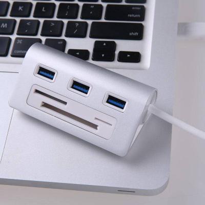 Ổ Cắm USB 3.0 Acasis, Đầu Đọc Thẻ Tốc Độ Cao Bằng Nhôm 3.0, Giao Diện Nguồn, Đầu Đọc Thẻ TF SD CF, Máy Tính Cá Nhân iMac Cho Macbook