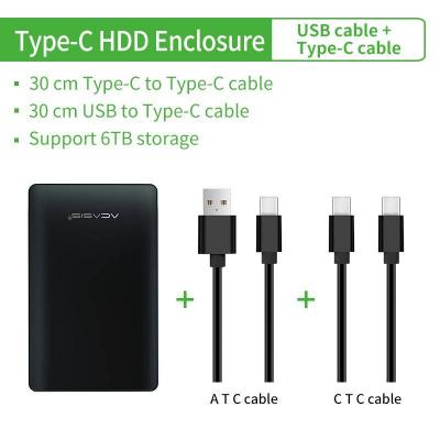 Ổ Cứng ACASIS Loại C, Ổ Cứng Gắn Ngoài 2.5 Inch USB 3.1, Loại C Sang SATA, Ổ Đĩa Cứng Dành Cho 2.5 Inch SATA I II III, PS4 HDD SSD Lên Đến 10tb-quốc Tế