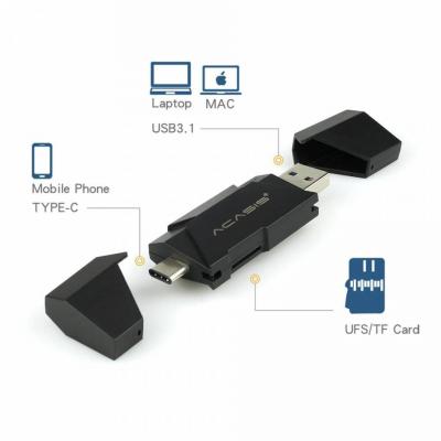 Đầu Đọc Thẻ Acasis UFS, Đầu Chuyển Đổi USB 3.1 Loại C Sang UFS, Đầu Đọc Thẻ Nhớ TF, Phụ Kiện Cho Máy Tính Xách Tay, Macbook Di Động