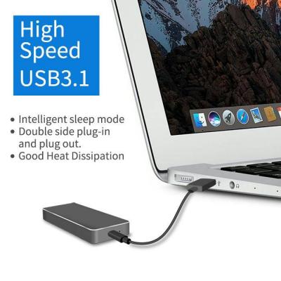 ACASIS Acassis Hộp Đĩa Cứng Di Động Type-C USB 3.1NVME Vỏ Đĩa Cứng Trạng Thái Rắn Tốc Độ Cao M.2 PCIENGFFSSD Vỏ Ổ Cứng Thể Rắn