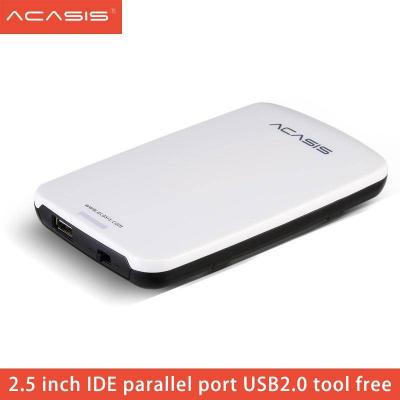 Máy tính xách tay Acasis hộp đĩa cứng di động 2,5 inch IDE cổng song song đĩa cứng cũ USB2.0 cài đặt không cần vít