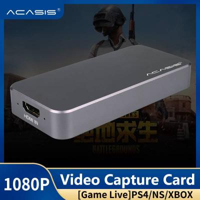 Hộp Đựng Thẻ Bắt Trực Tiếp Acasis, Cổng HDMI HD, Hộp PS4/Swith NS, Máy Chơi Game, Điều Khiển Máy Tính, USB3.0, Ghi HD 1080P, Răng Hổ, Răng Hổ, Trực Tiếp Chuyên Dụng