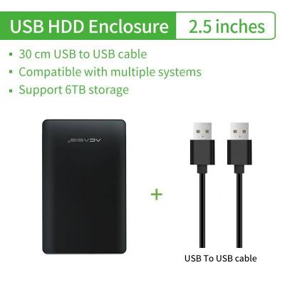 Ổ Cứng ACASIS Loại C, Ổ Cứng Gắn Ngoài 2.5 Inch USB 3.1, Loại C Sang SATA, Ổ Đĩa Cứng Dành Cho 2.5 Inch SATA I II III, PS4 HDD SSD Lên Đến 10tb-quốc Tế