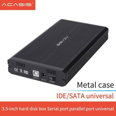 Acias Máy Tính Để Bàn 3.5 Inch IDE SATA Máy Tính Cũ Cổng Nối Tiếp Cổng Song Song Hộp Đĩa Cứng Di Động Sử Dụng Kép