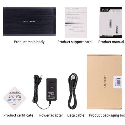 Acias Máy Tính Để Bàn 3.5 Inch IDE SATA Máy Tính Cũ Cổng Nối Tiếp Cổng Song Song Hộp Đĩa Cứng Di Động Sử Dụng Kép
