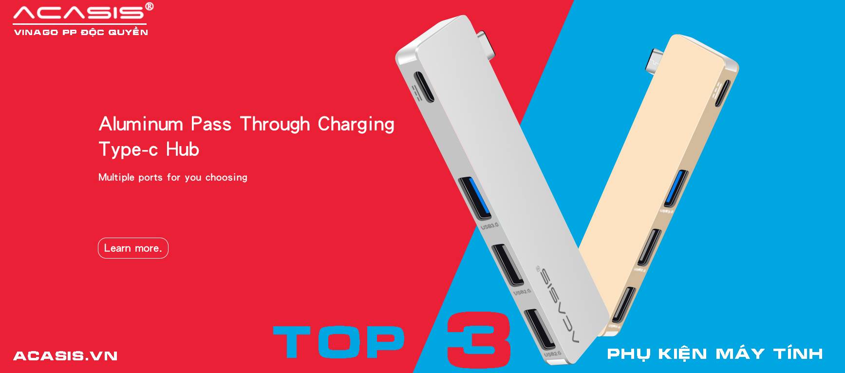 Acasis Top 3 Phụ kiện máy tính thế giới